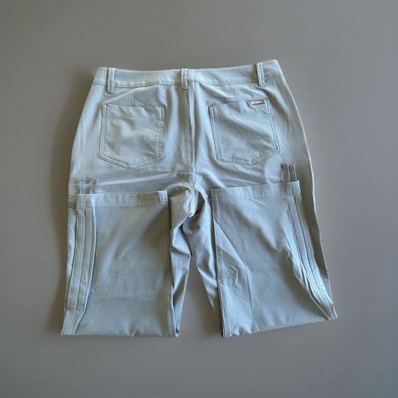 Eddie Bauer Grey Ladies Stretch Capri Ripstop Crop Pant Women’s Size 8 - Picture 3 of 8